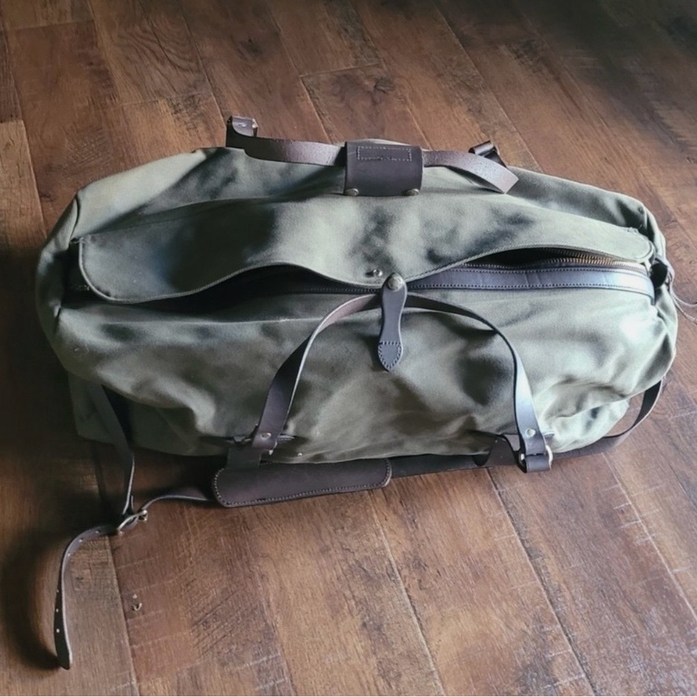 Filson Otter Green Canvas Large Duffel Bag